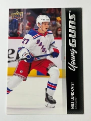 2021-22 Upper Deck Series 2 young Guns Oversized Jumbo #456 Nils Lundkvist (minor scratches)